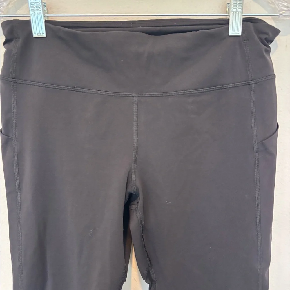 lululemon athletica Black Crop Run Leggings 10 - Picture 3 of 6